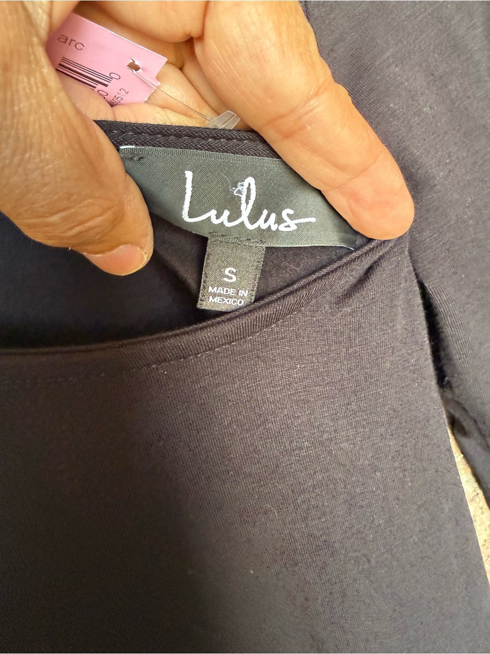 Lulus True To You Black Midi Dress Size Small NWT - Picture 5 of 8